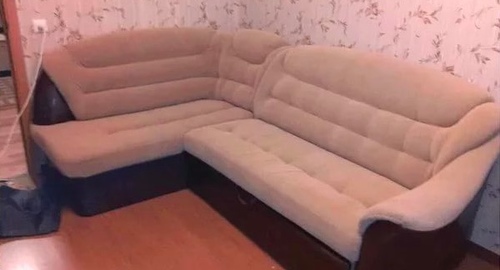 Перетяжка углового дивана. Батайск